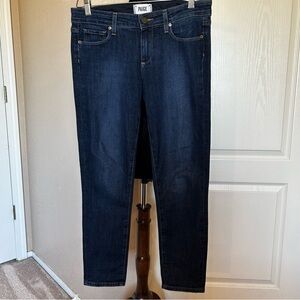 Paige Kylie‎ Crop Blue 5 Pocket Jeans Size 27